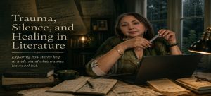 Exploring trauma, silence, healing, and survivor testimony in literature through psychology, advocacy, and the power of storytelling.
